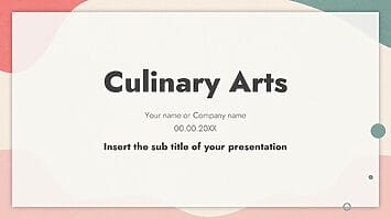 Culinary Arts Presentation Templates - Google Slides PowerPoint