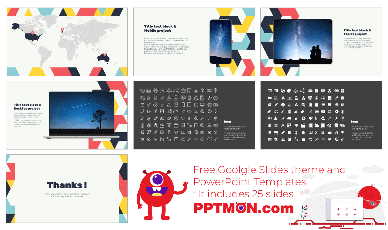 Geometric Free Presentation Google Slides Themes PowerPoint Templates