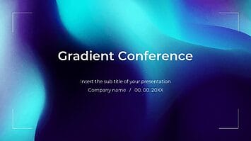 Gradient Conference Google Slides Themes PowerPoint Templates