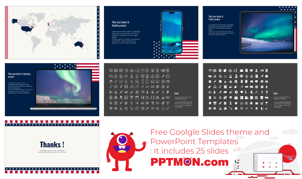 Presidents Day 2025 Google Slides Theme PowerPoint Template