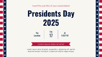 Presidents Day 2025 Google Slides Themes PowerPoint Templates