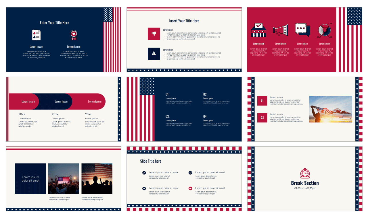 Presidents Day Free Google Slides Theme PowerPoint Template