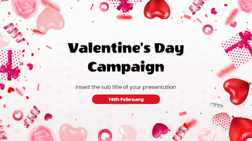 Valentine's Day Campaign Google Slides PowerPoint Templates