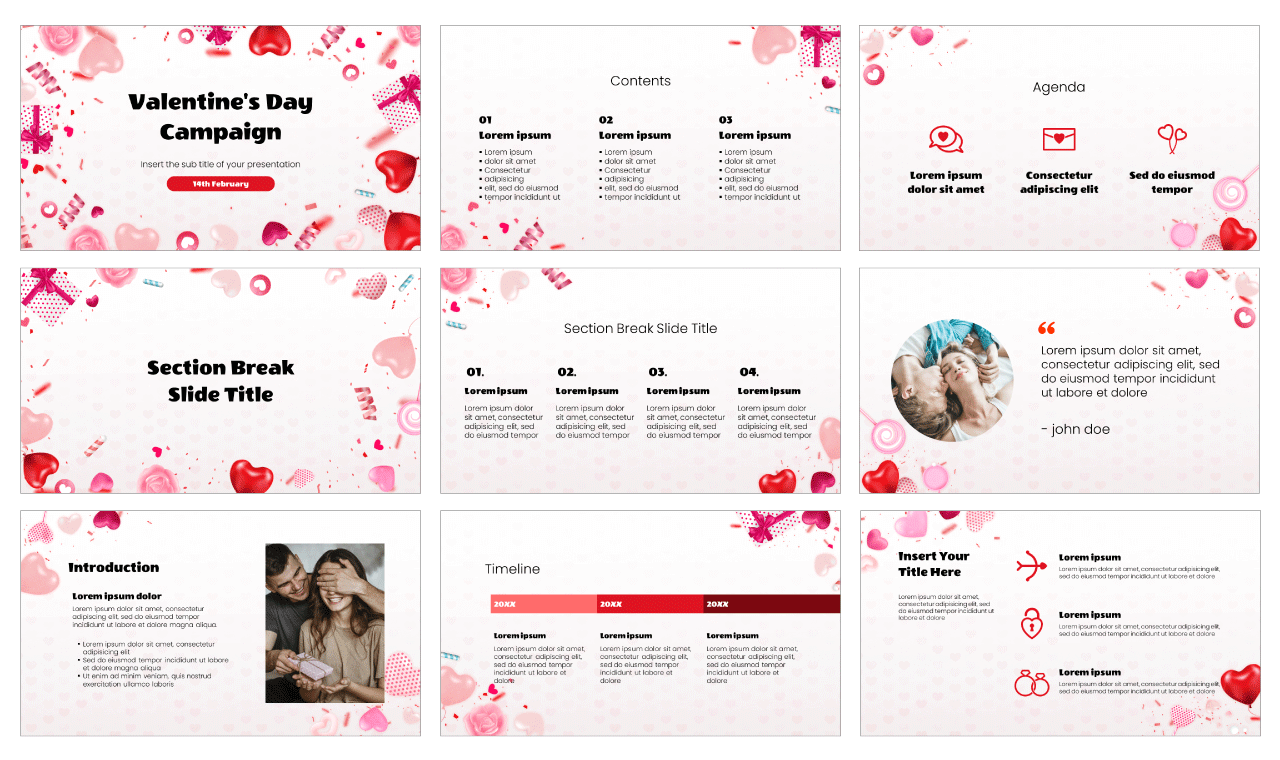 Valentine's Day Free Google Slides Themes PowerPoint Templates