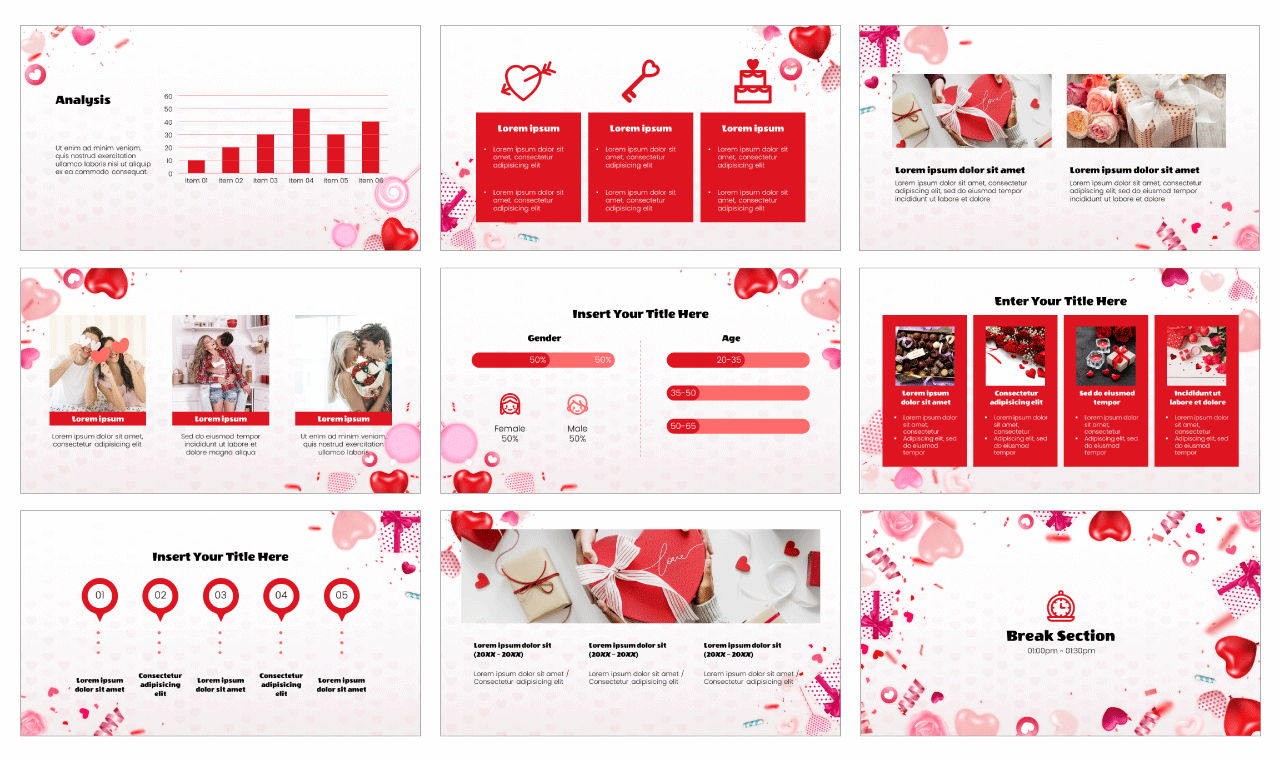 Valentine's Day Google Slides Themes PowerPoint Templates