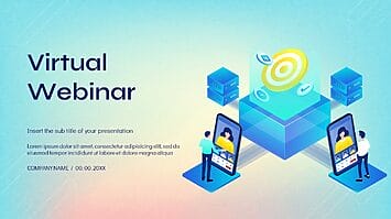 Virtual Webinar Presentation Templates - Google Slides PowerPoint