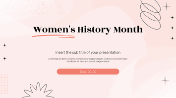 Women's History Month Free Google Slides PowerPoint Templates