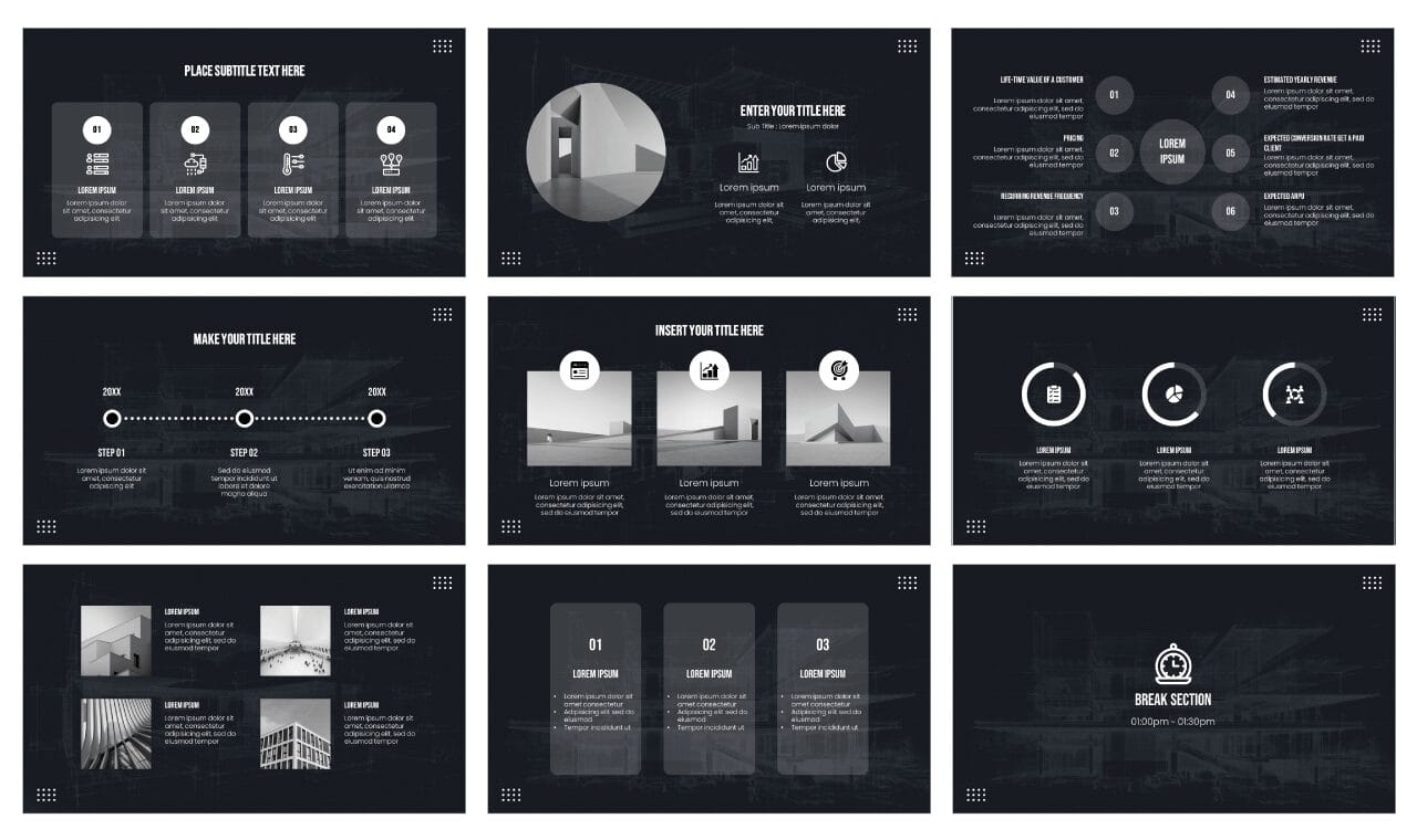 Architectural Free Google Slides Themes PowerPoint Templates