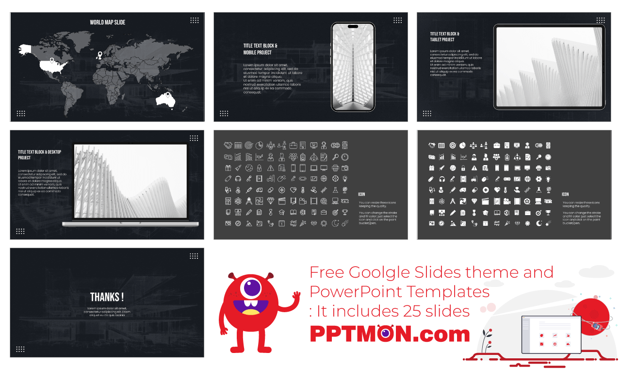 Architectural Presentation Google Slides Themes PowerPoint Templates