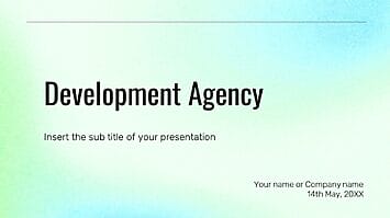 Development Agency Google Slides Theme PowerPoint Template