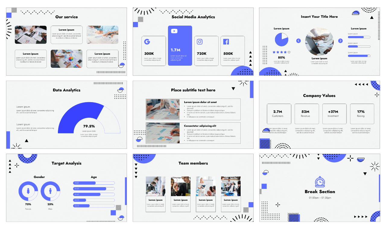 Geometric Free Google Slides Themes PowerPoint Templates