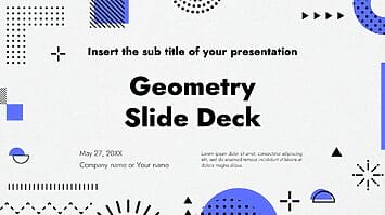 Geometry Slide Deck Google Slides Theme PowerPoint Template