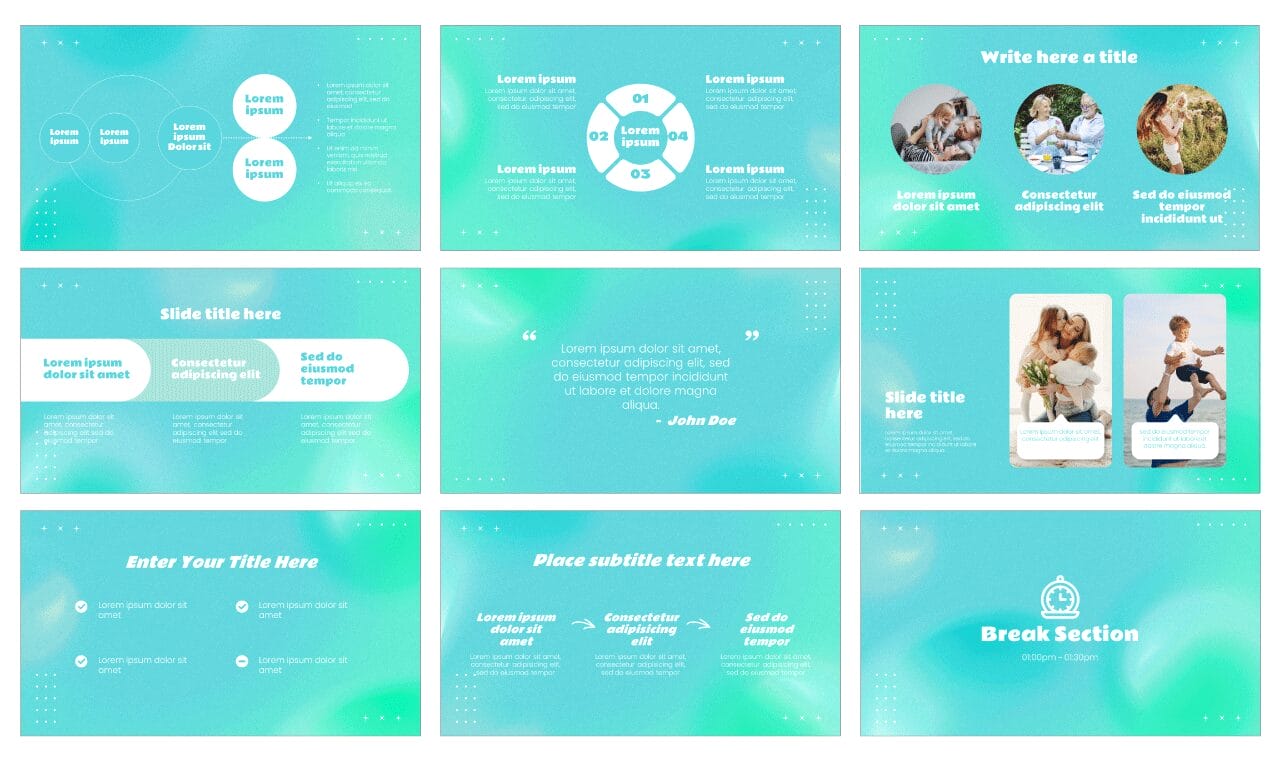 Gradient Free Google Slides Themes PowerPoint Templates