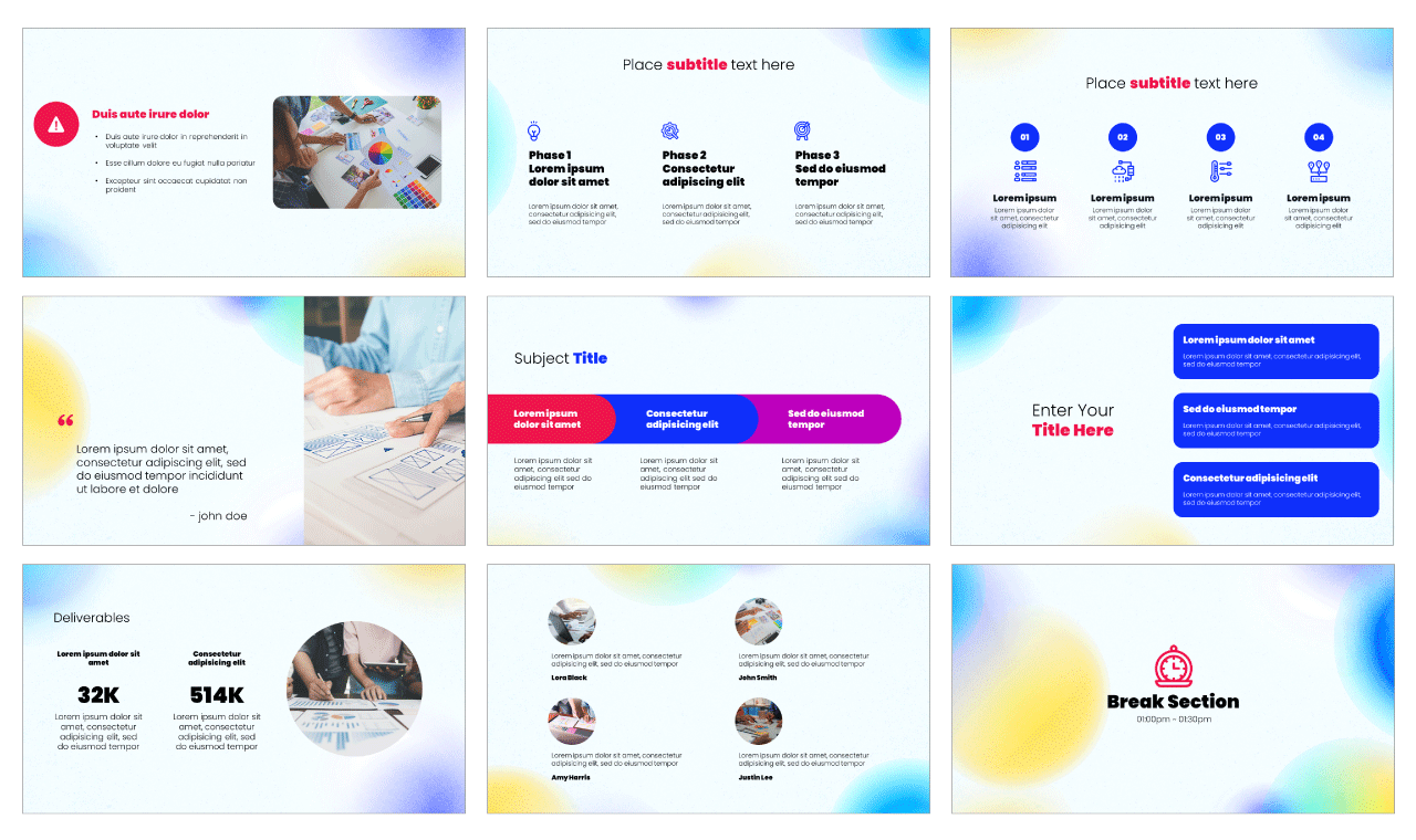 Gradient Free Google Slides Themes PowerPoint Templates