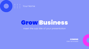 Grow Business Presentation Templates - Google Slides PowerPoint