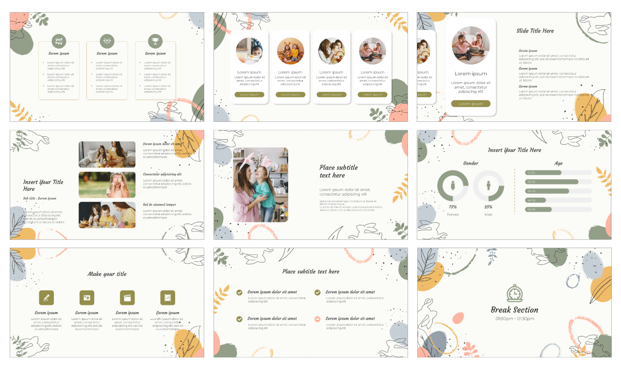 Happy Easter Free Google Slides Themes PowerPoint Templates