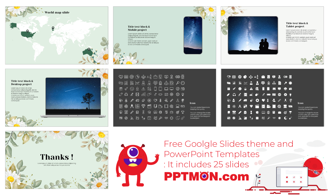 Botanical Presentation Google Slides Themes PowerPoint Templates