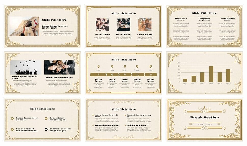 College Diploma Free Google Slides Theme PowerPoint Templates