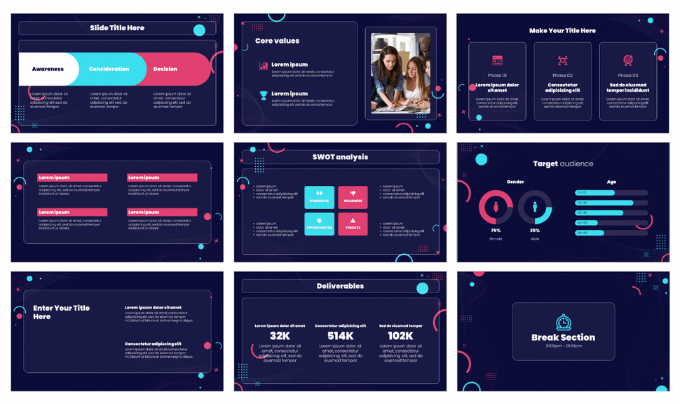 Communication skills class google slides powerpoint templates