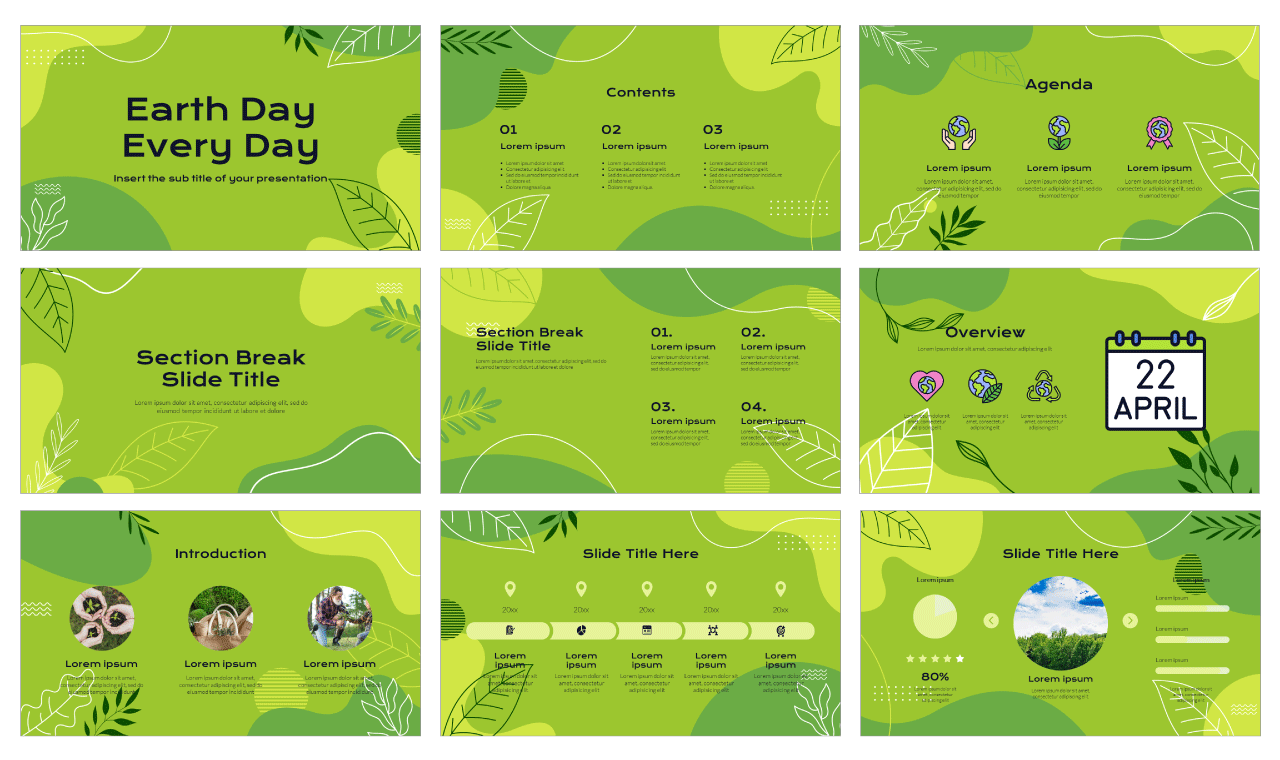Earth Day Free Google Slides Themes PowerPoint Templates