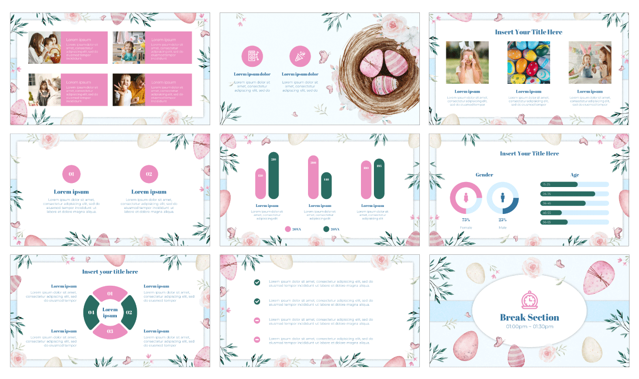 Enjoy Easter Free Google Slides Themes PowerPoint Templates
