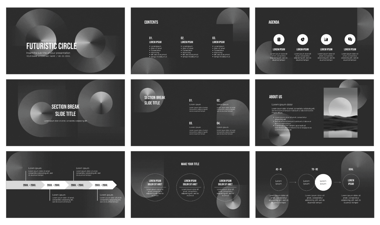 Futuristic Free Google Slides Themes PowerPoint Templates