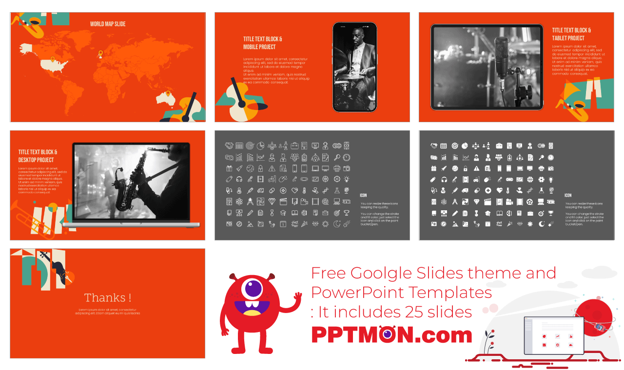 Jazz Presentation Google Slides Themes PowerPoint Templates