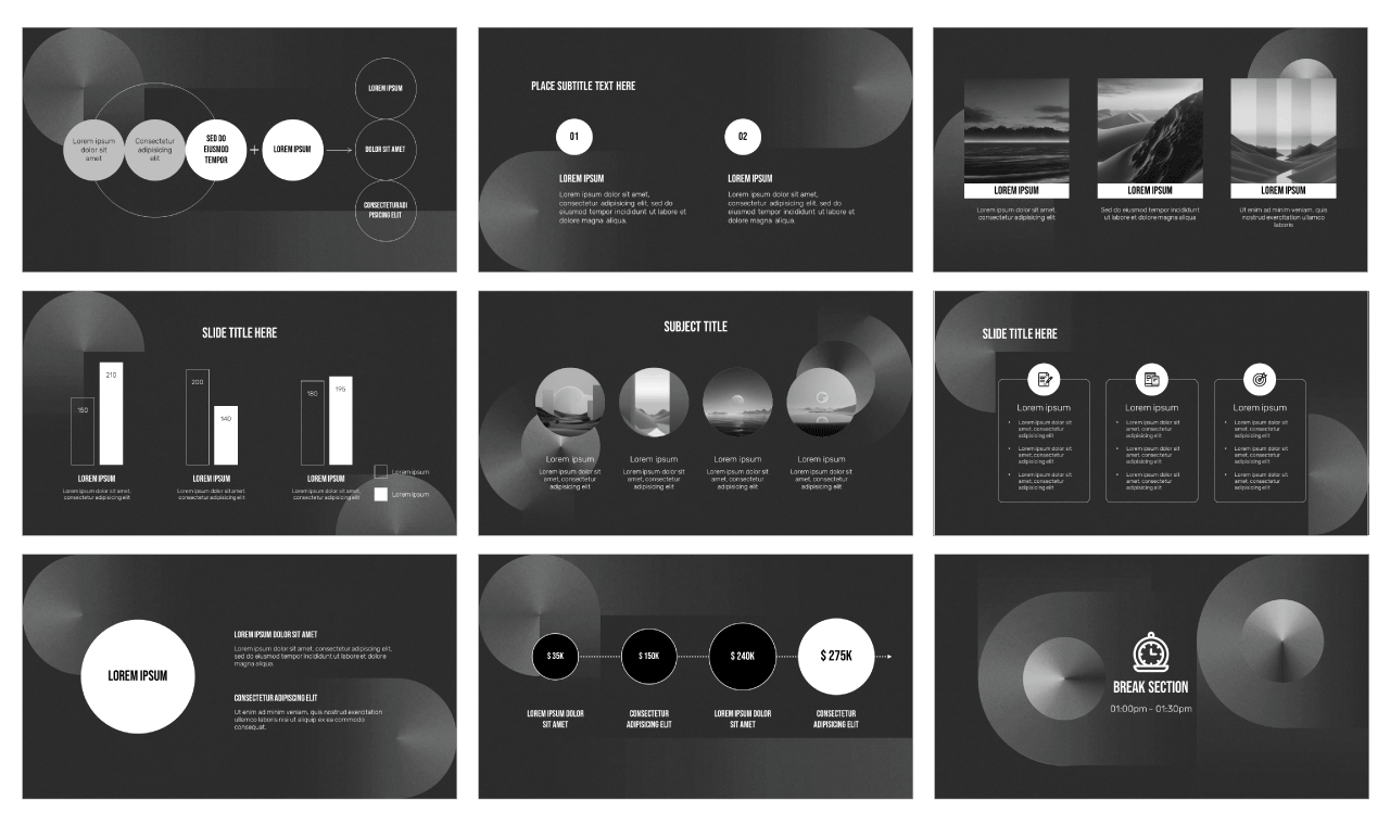 Minimal Futuristic Google Slides Themes PowerPoint Templates