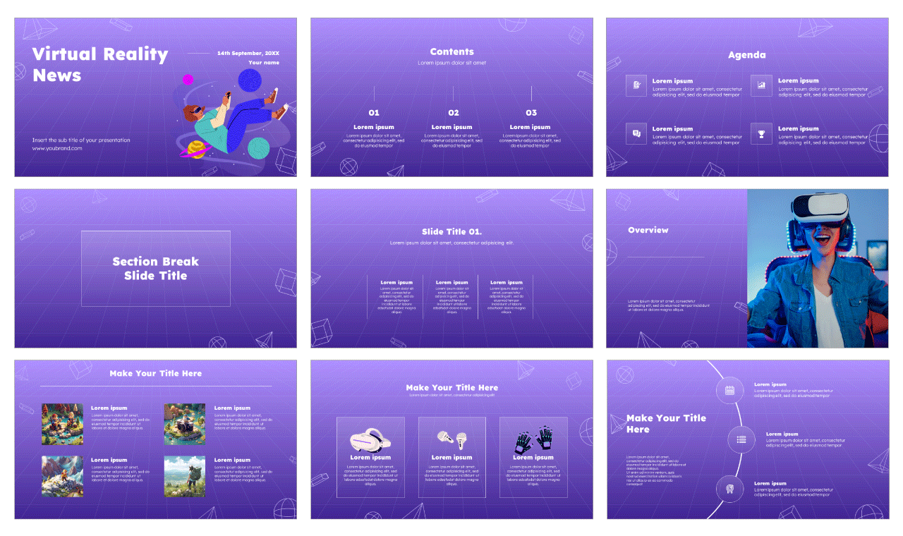 Virtual Reality Free Google Slides Themes PowerPoint Templates