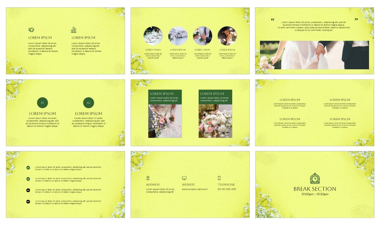 Fresh Floral Free Google Slides Themes PowerPoint Templates