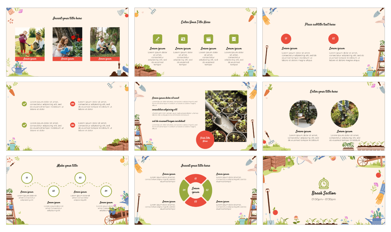 Garden Week Free Google Slides Theme PowerPoint Template