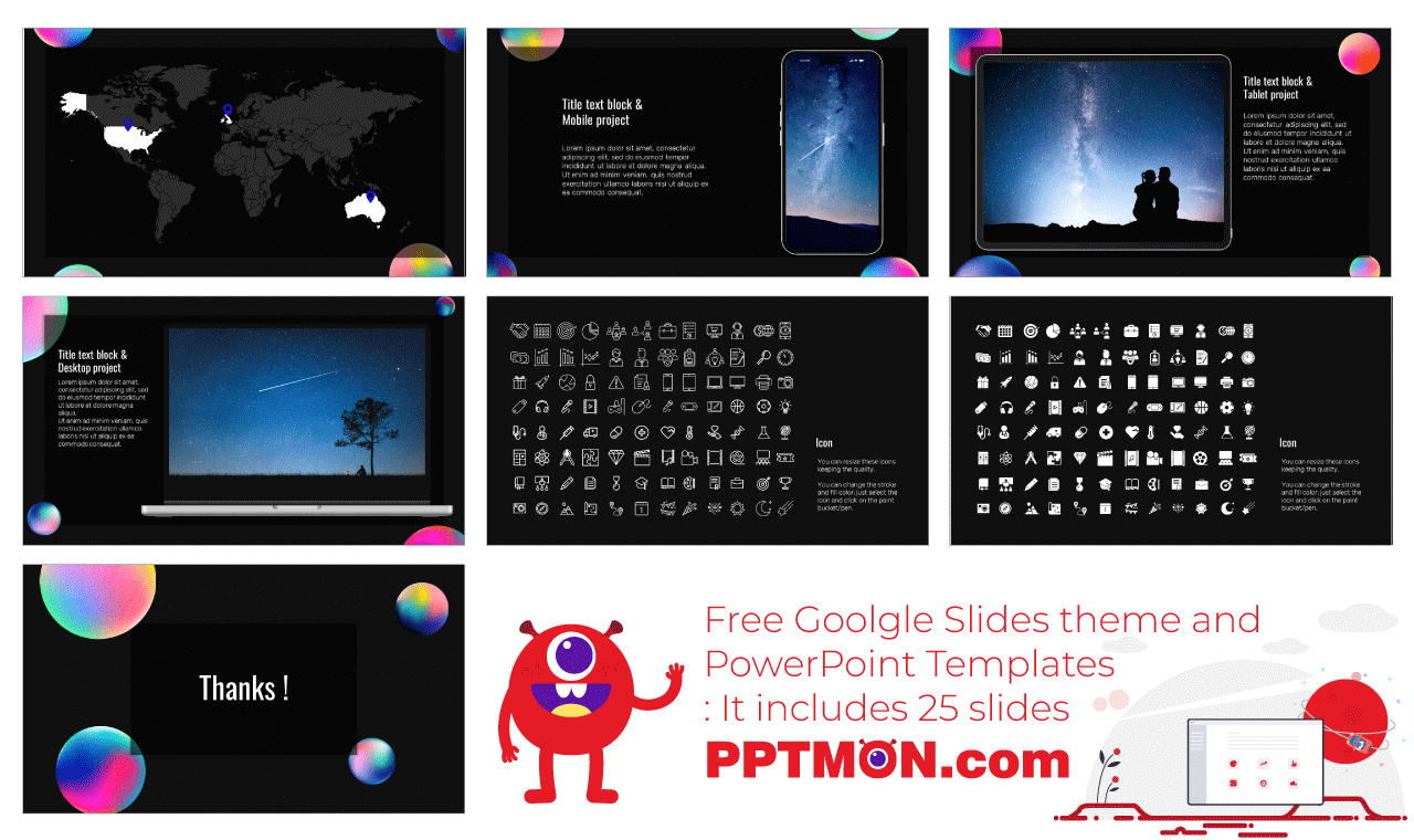 Gradient Brutalist Free Google Slides Themes PowerPoint Templates