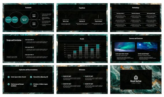 Close Up Marble Free Google Slides Theme PowerPoint Templates