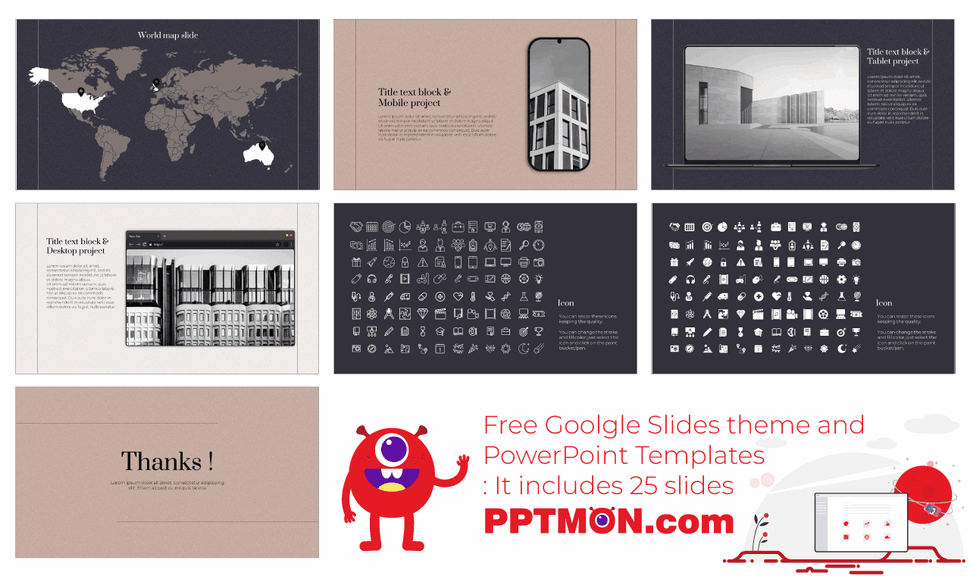 Urban Minimalist Free Google Slides Theme PowerPoint Templates