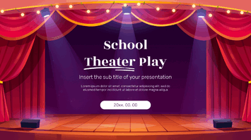 School Theater Play Google Slides Themes PowerPoint Templates