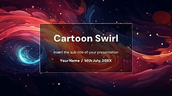 Cartoon Swirl Free Google Slides Themes PowerPoint Template