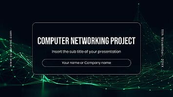 Computer Networking Project Google Slides PowerPoint Templates