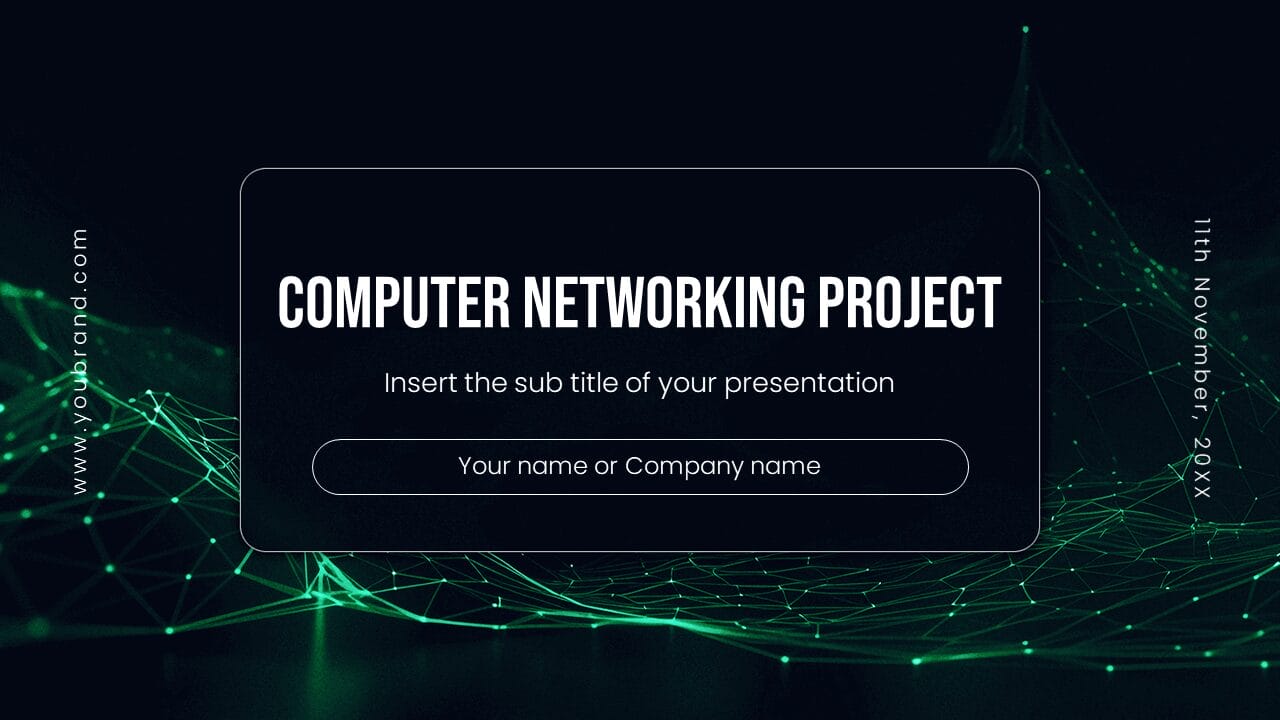 Computer Networking Project Google Slides PowerPoint Templates