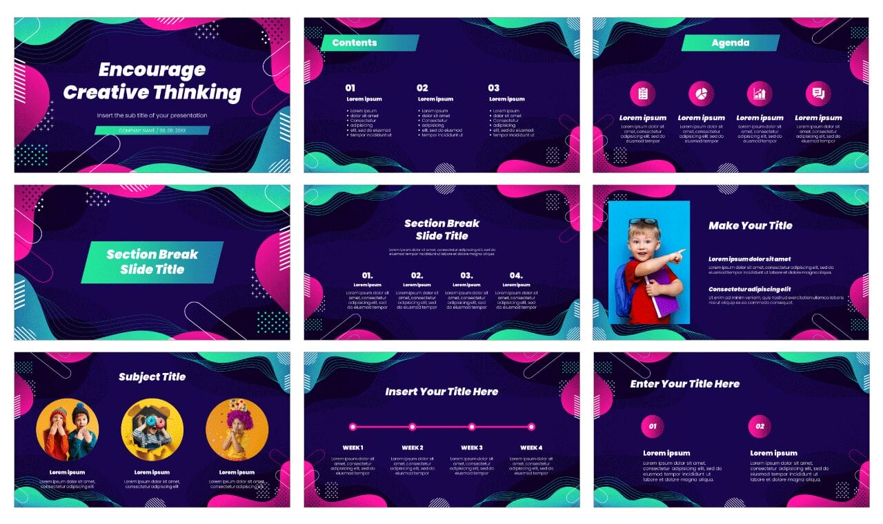 Creative Thinking Google Slides Themes PowerPoint Templates
