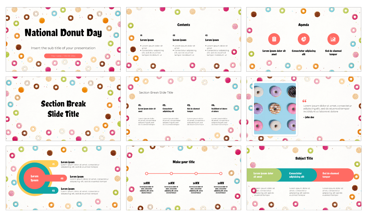 Donut Day Free Google Slides Themes PowerPoint Templates