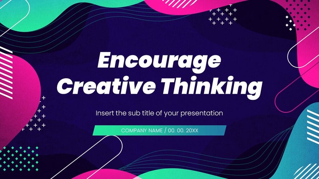 Creative presentation - Free PowerPoint template Google Slides theme