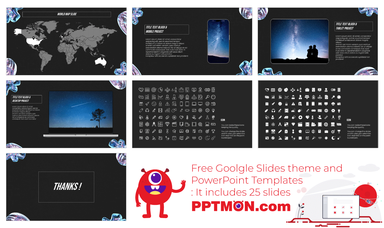 Futuristic Presentation Google Slides Themes PowerPoint Templates