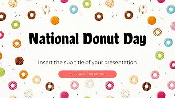 National Donut Day Google Slides Themes PowerPoint Templates