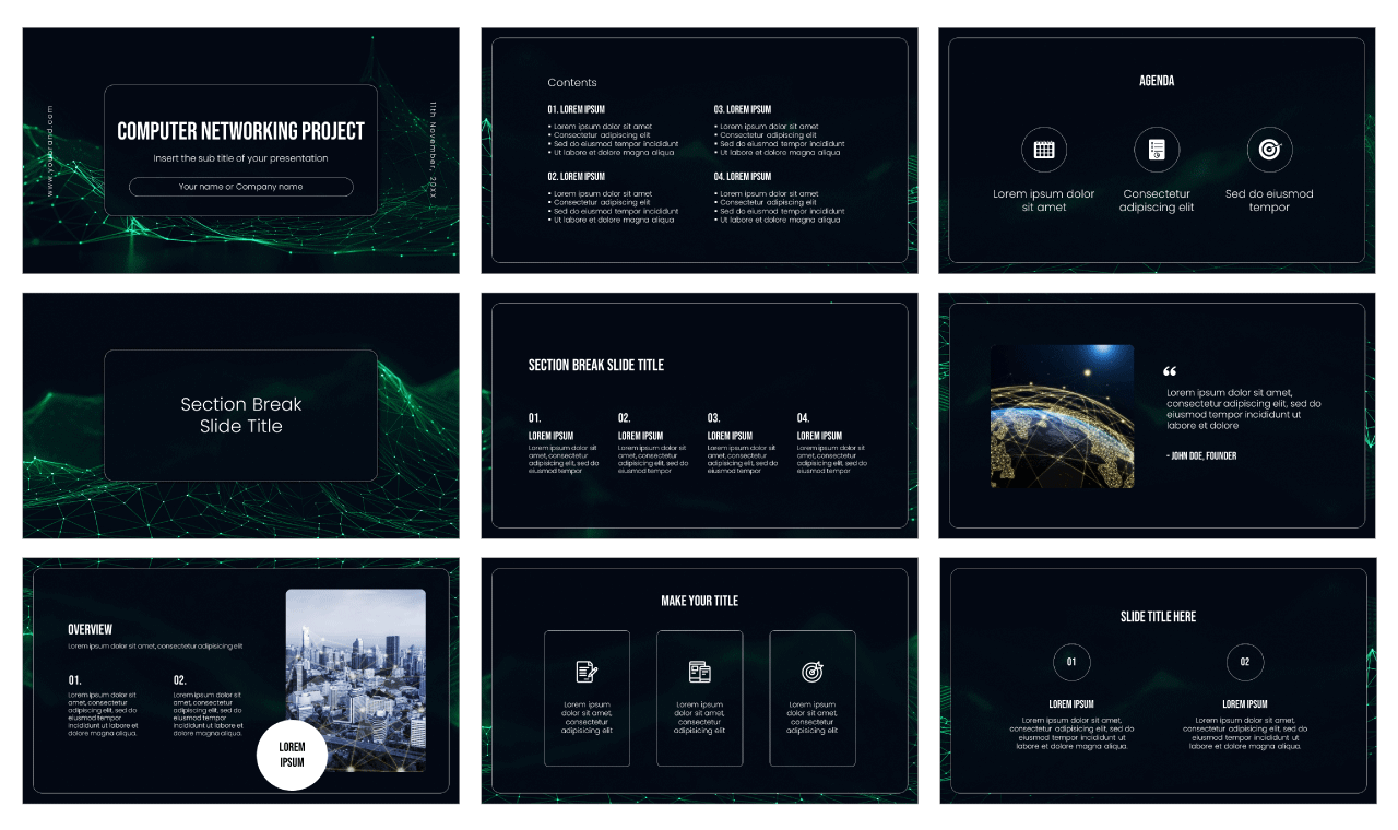 Networking Free Google Slides Themes PowerPoint Templates