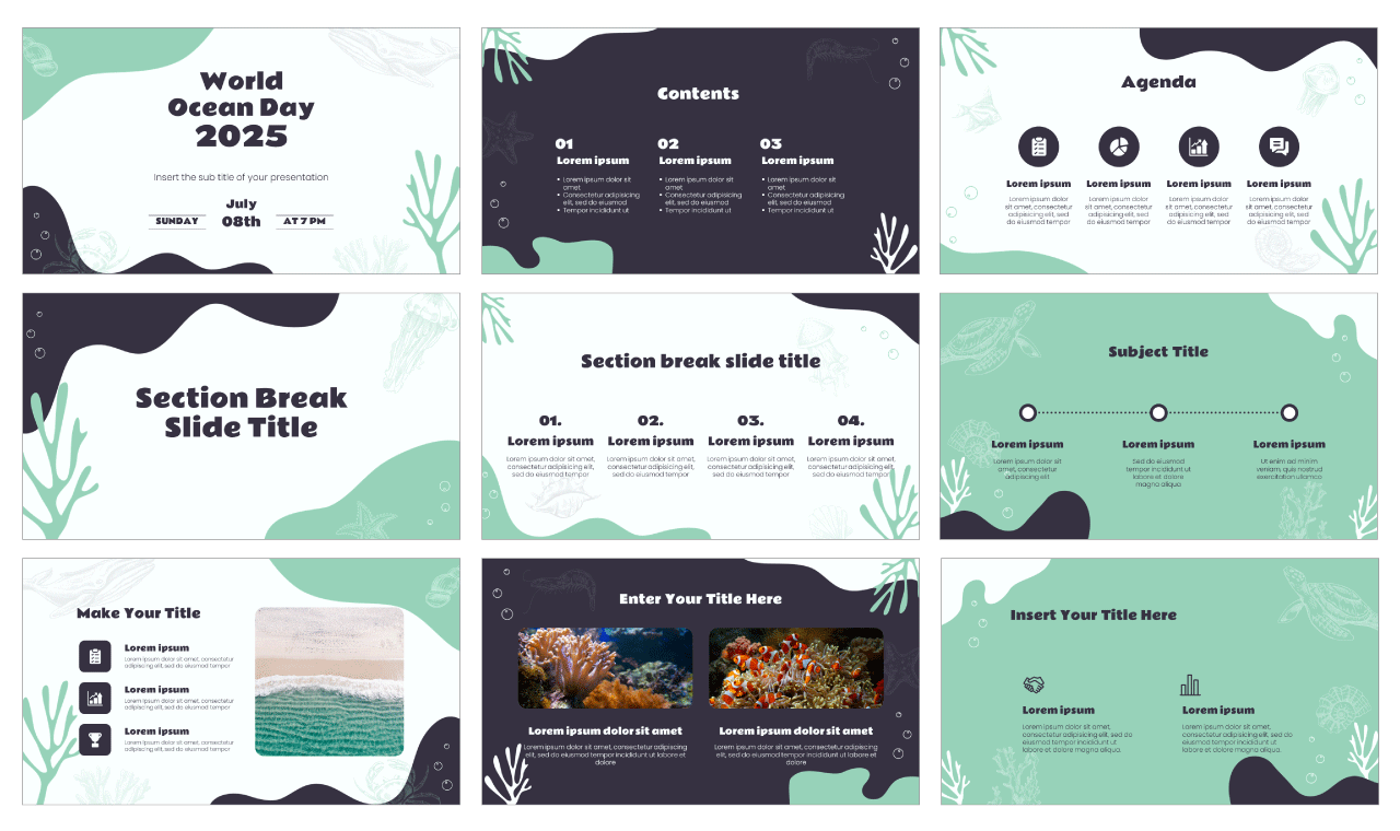 Oceans Day Free Google Slides Themes PowerPoint Templates