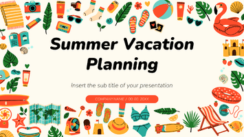 Summer Vacation Planning Google Slides PowerPoint Templates