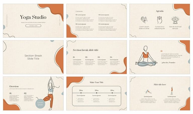 Yoga Studio Free Google Slides Theme and PowerPoint Templates