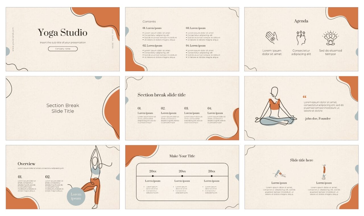 Yoga Free Google Slides Themes PowerPoint Templates