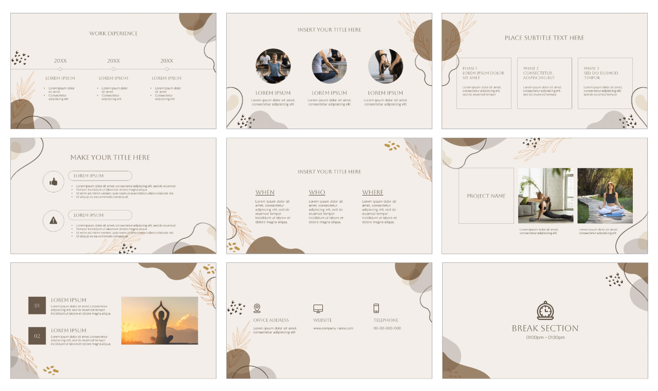 Yoga Presentation Google Slides Themes PowerPoint Templates
