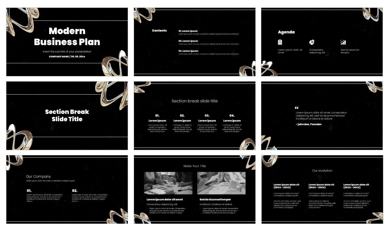 Business Plan Free Google Slides Themes PowerPoint Templates